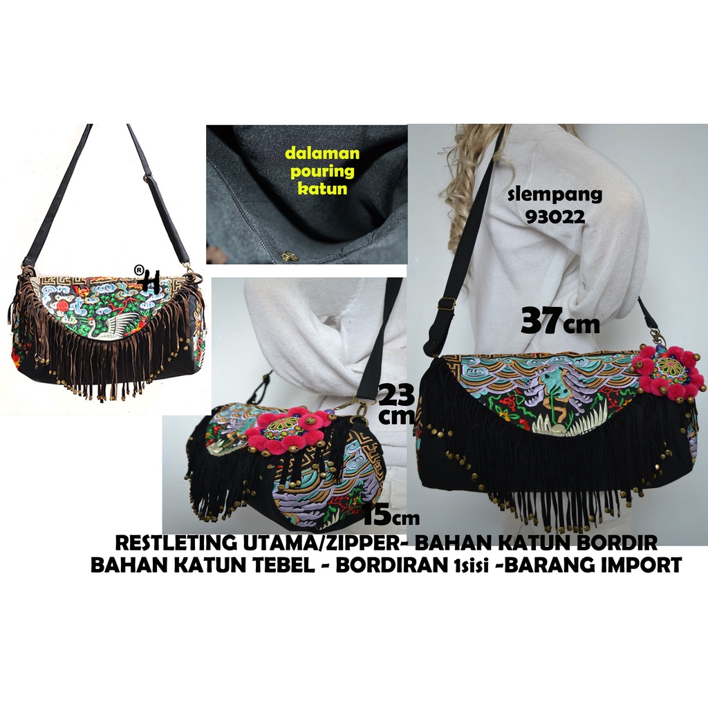 tas promo/cuci gudang/tas bordiran import/tas thailand/tas slempang/tas etnik/clutch/tas pingang/dom