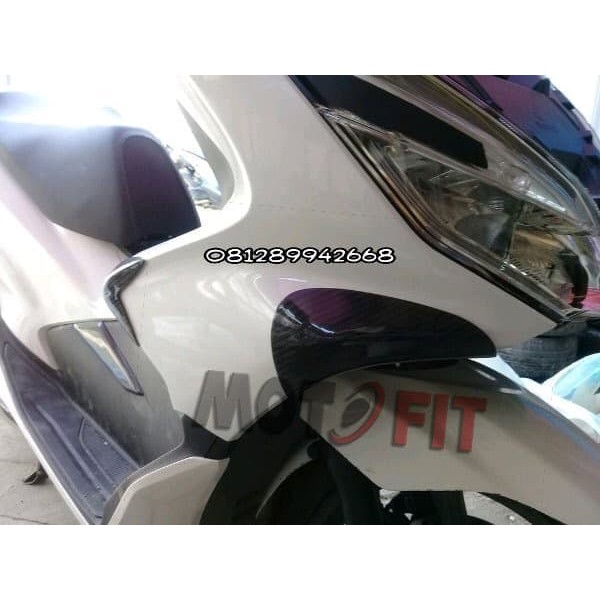 aksesoris PCX Honda All New Pcx 2018 Body Protector Body Depan Carbon Kevlar asli Murah