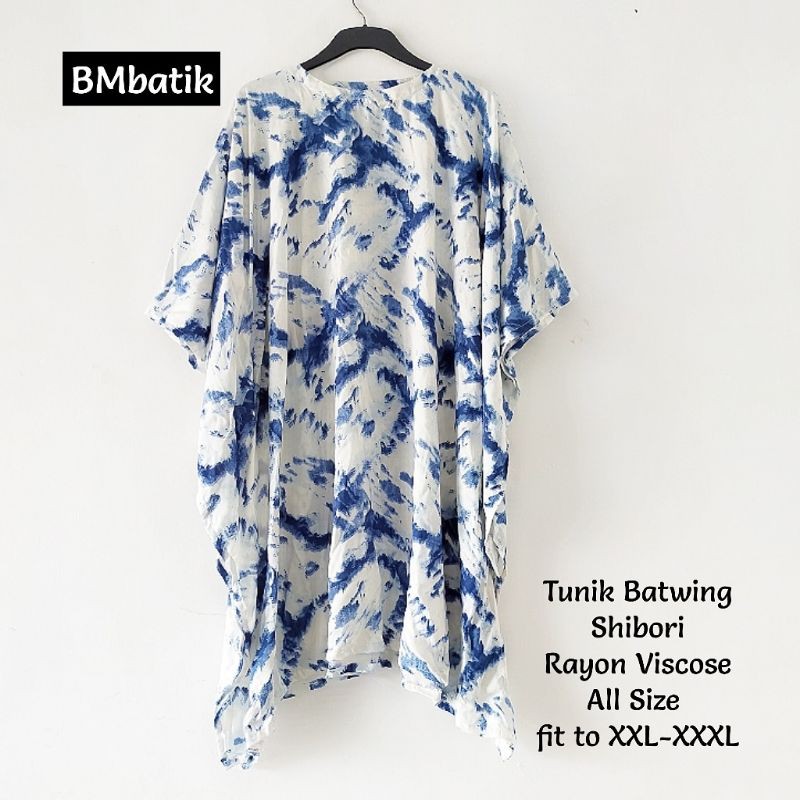 Tunik Batwing Shibori