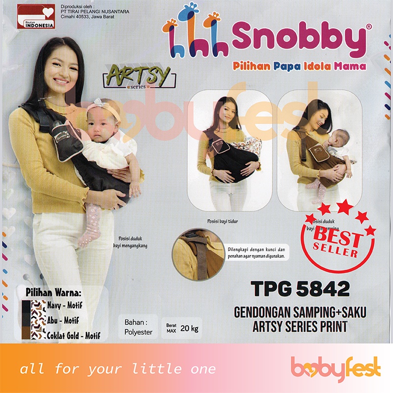 Snobby Gendongan Samping + Saku Artsy Series Print TPG5842