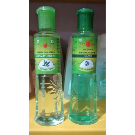 minyak kayu putih cap lang ekaliptus varian [natural] dan [green tea]aromatherapy 120ml