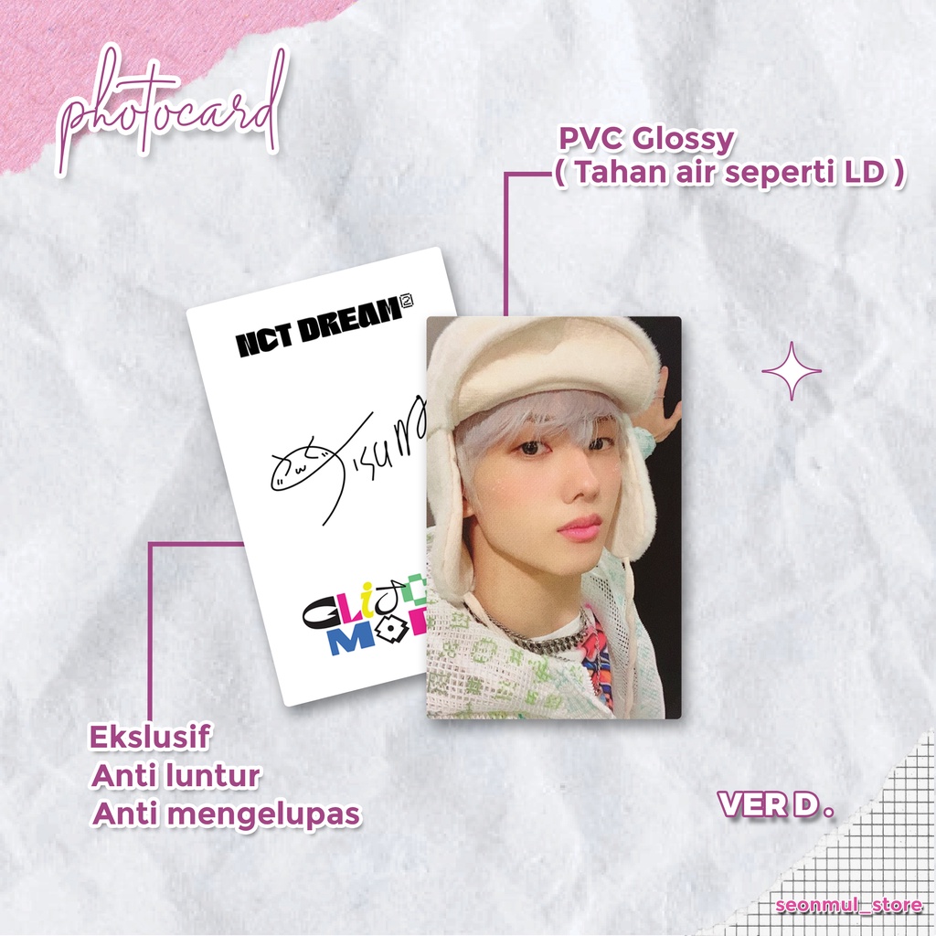 TERMURAH!!! PHOTOCARD PC JISUNG PORORO GLITCH MODE GLIMO / PHOTOCARD PC JISUNG ICE GLITCH MODE GLIMO / PHOTOCARD PC JISUNG DIGIPACK DIGI GLITCH MODE GLIMO