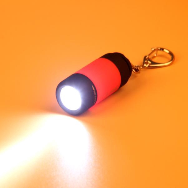 Mini LED Light USB Rechargeable Flashlight Portable Pocket Keychain Waterproof Torch Lamp