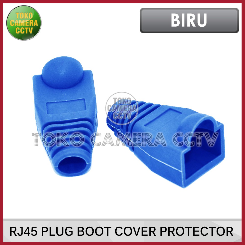 RJ45 PLUG BOOT COVER PROTECTOR CAT 5/CAT6 BIRU