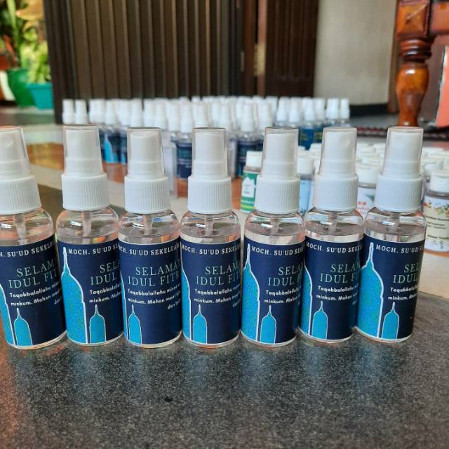 Hand sanitizer spray custom, hantaran, hampers, souvenir