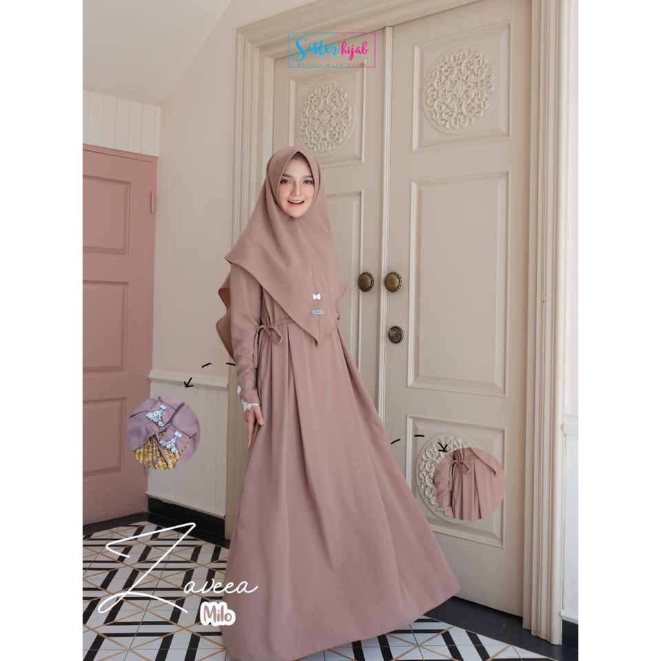 Gamis set Sister hijab Zaveea Dress
