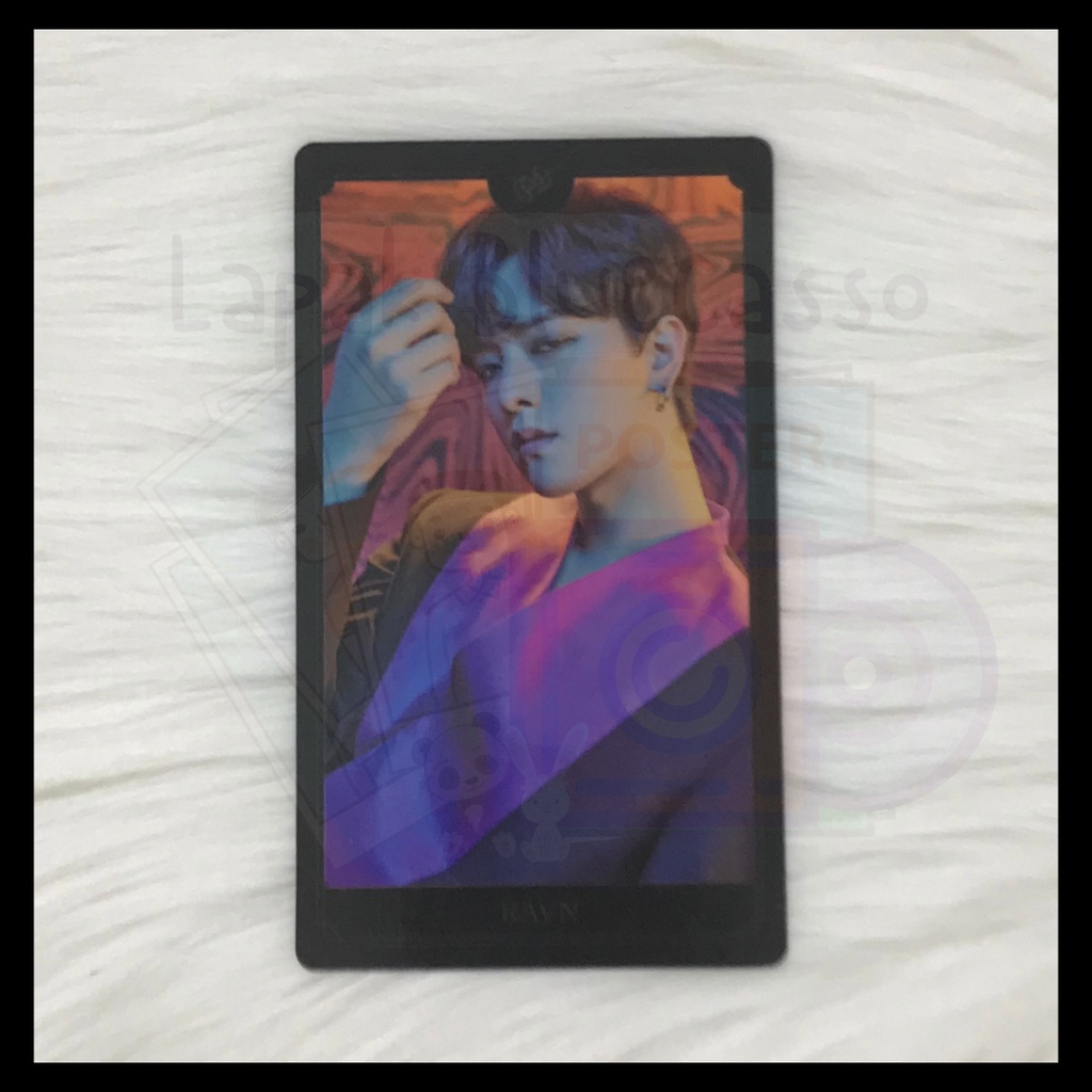 ONEUS RAVN YOUNGJO BIG PHOTOCARD OFFICIAL DEVIL ALBUM BLACK Ver.
