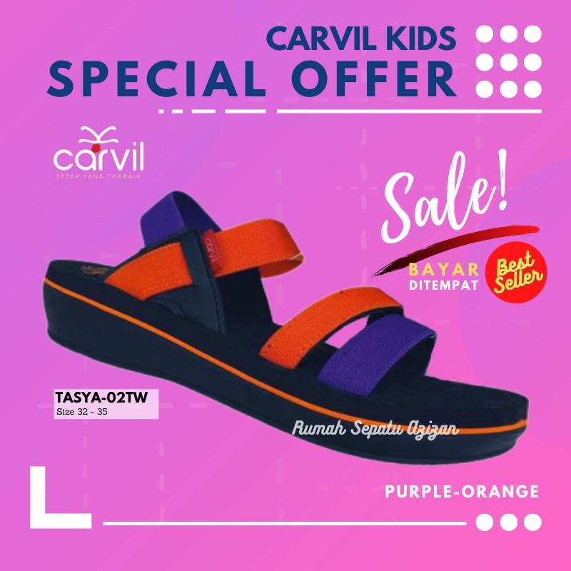 Carvil Sandal Gunung Anak Perempuan Tasya Tw