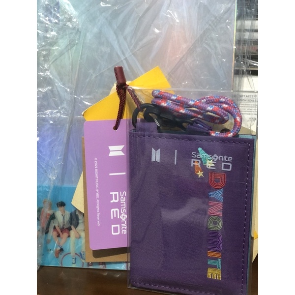Samsonite RED X BTS Card Holder (Sheer Violet)