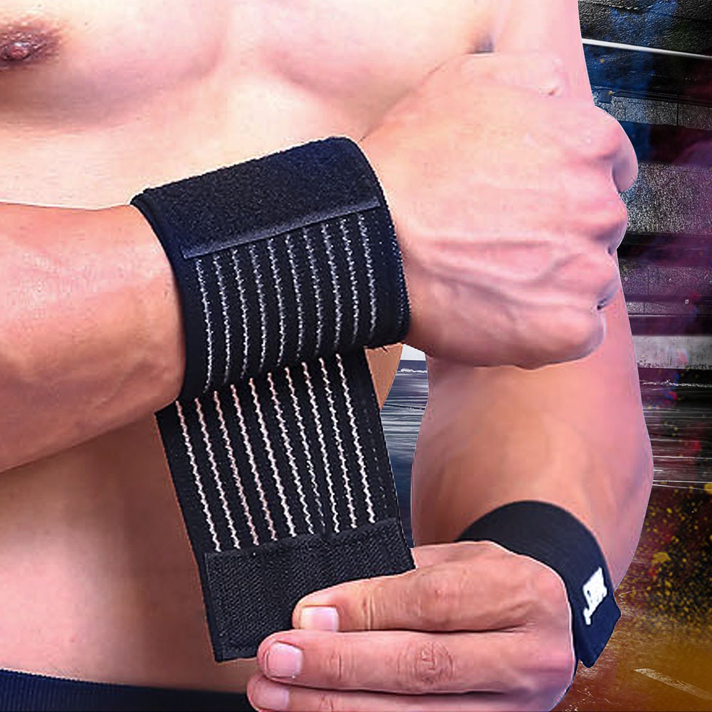 Deker Pelindung Tangan Wrist Support Olahraga Pelindung Pergelangan Tangan Deker Tangan untuk Cidera Olahraga Wrist Brace Elastis