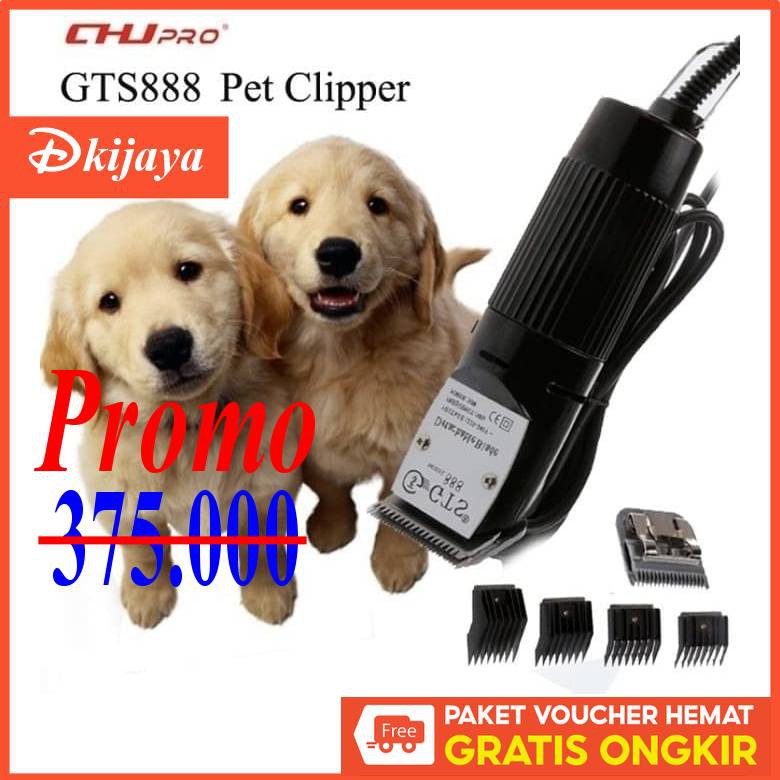 Pet Clipper GTS 888 Cukur Cukuran Bulu Hewan Peliharaan Kucing Anjing Kuda Kelinci CHJPRO GTS888