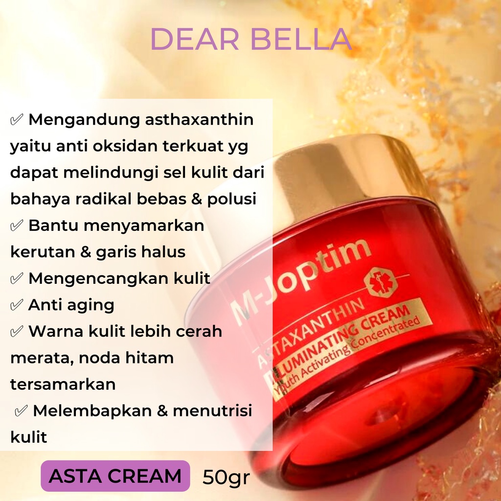 M-JOPTIM Asta Cream Astaxanthin Illuminating Cream 50gr