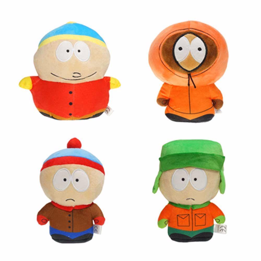 Lanfy The South Parks Lucu Lembut Boneka Hadiah Anak Kyle Kartun Cartman Game-Boneka Kenny Boneka Mewah