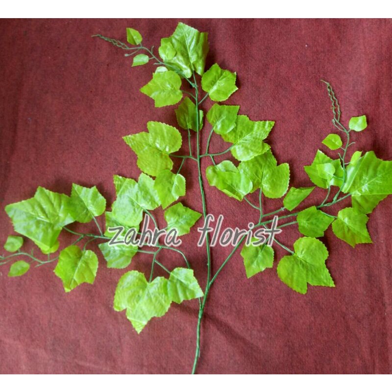 DAUN ANGGUR ARTIFICAL/DAUN DEKORASI PELAMINAN