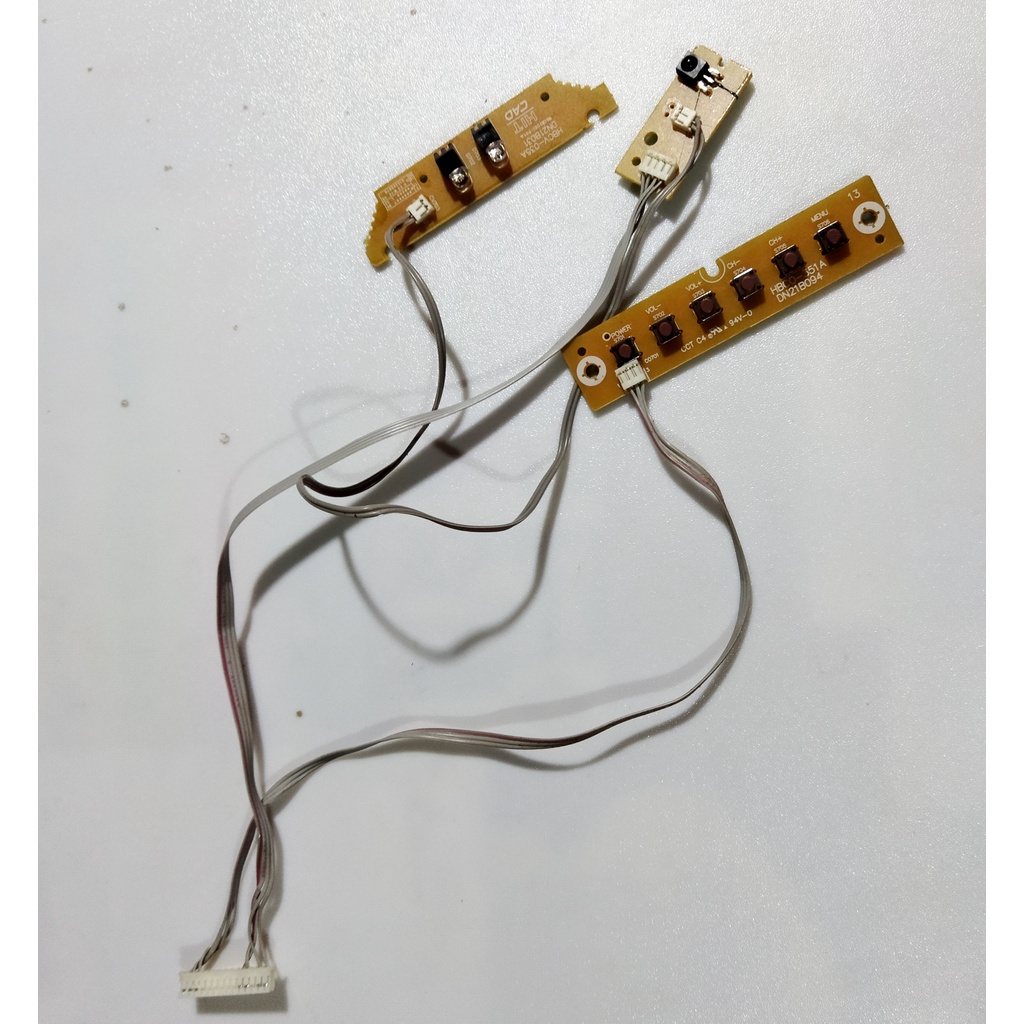 Tombol Menu - IR Sensor Remote TV LED Polytron PLD 22D9500