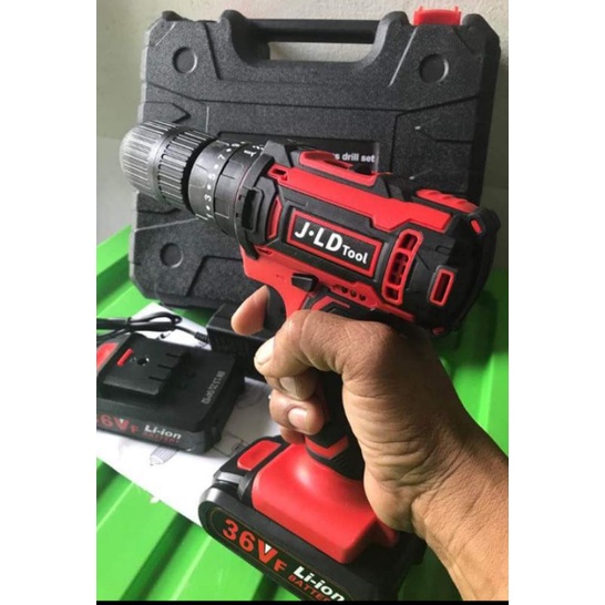 MESIN BOR BATERAI 36VOLT BETON 13MM CORDLESS