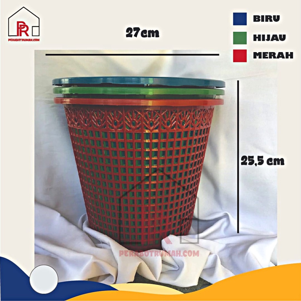 Keranjang Sampah Super ZLG / Tempat Sampah Outdoor Indoor