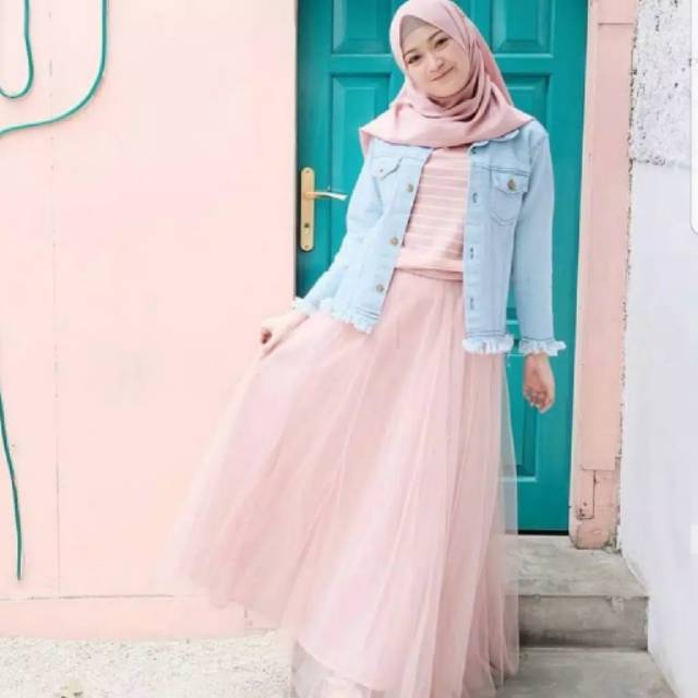 Rok tutu tile fashion wanita