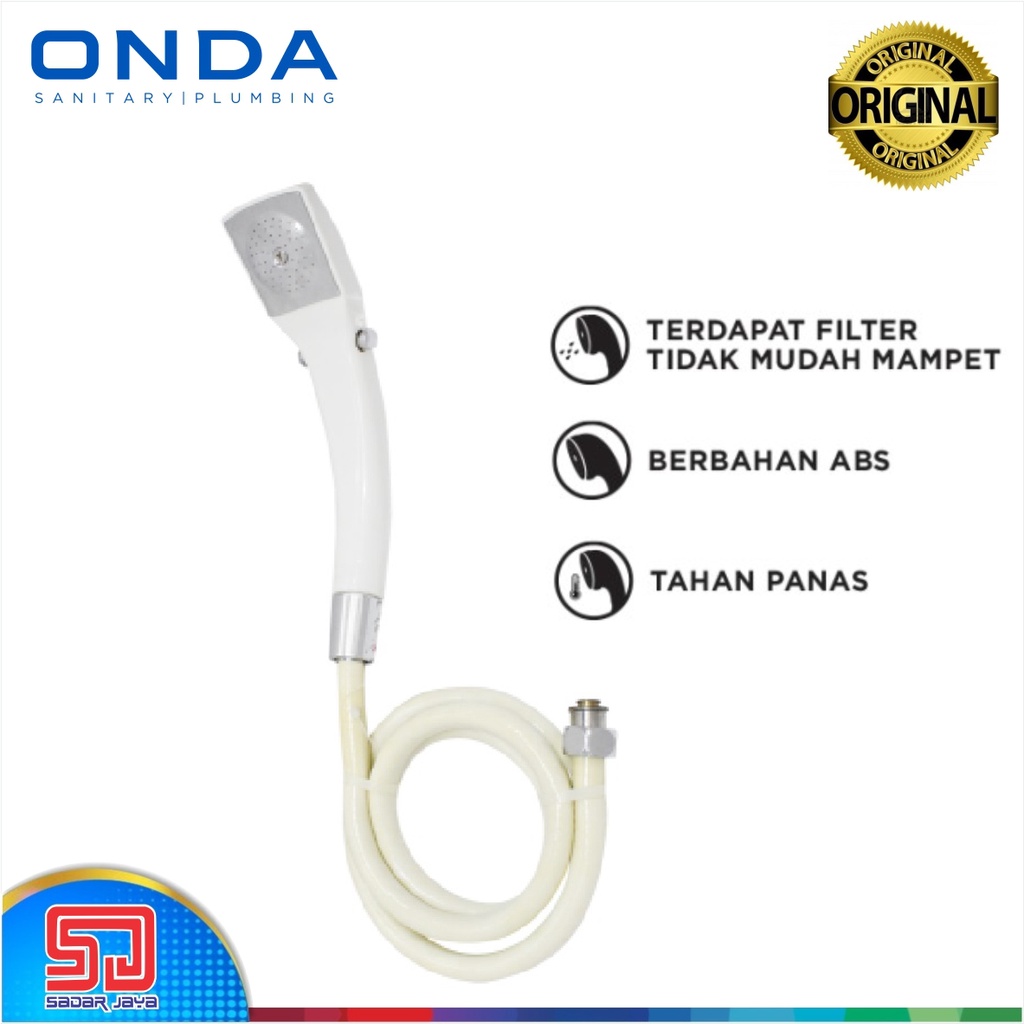 ONDA SO 232 PN Hand Shower Pancuran Mandi 1/2&quot;