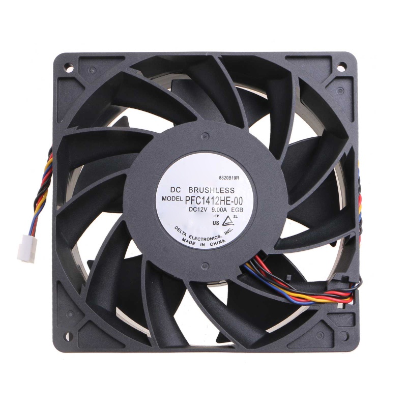 Bt 7500rpm PFC1412HE-00 12V 9A 14038 14cm 6-kabel PWM Server Fan Blower Udara 395g