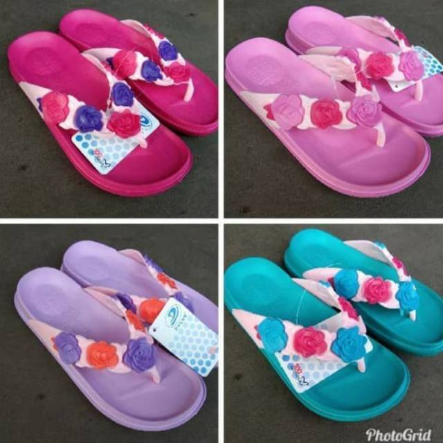  Sandal  jepit  bunga anak dulux size 24 35 Shopee Indonesia