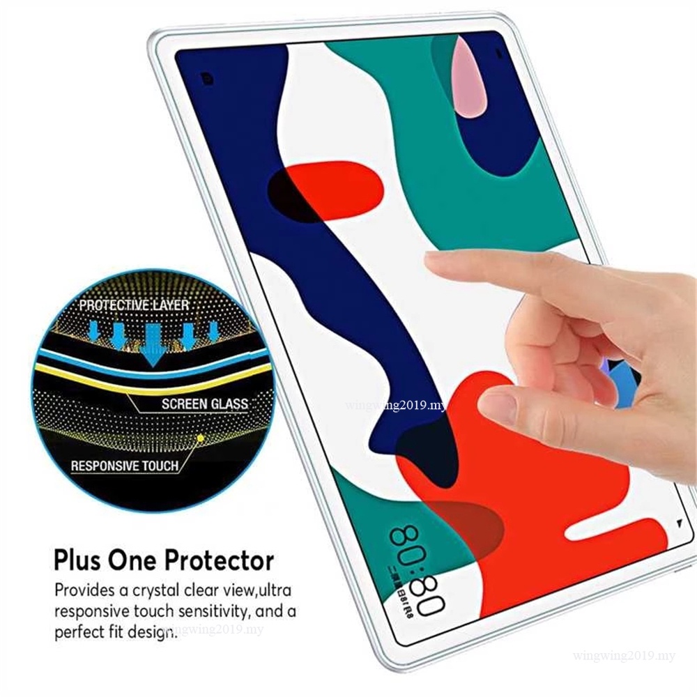(2 Pak) Pelindung Layar Tempered Glass 9H Anti Gores Untuk Tablet Huawei MatePad 10.4 2020 BAH3-W09 BAH3-AL00