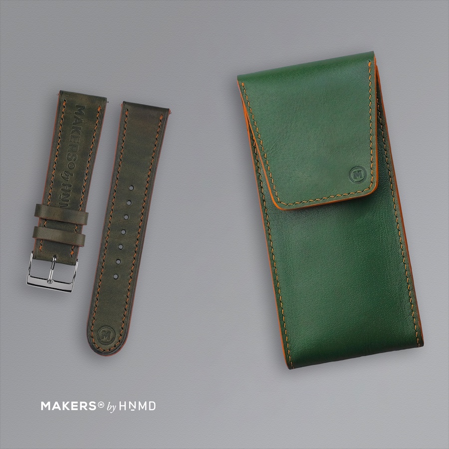 Valdi Green MAKERS Edition - Handmade Leather Strap