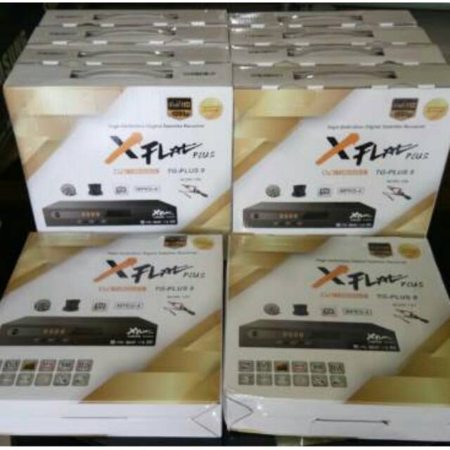 Receiver Xflat + X Flat Plus Multistream 16Apsk for Optus D1, ABS2 C band RTM dan Yamal 601