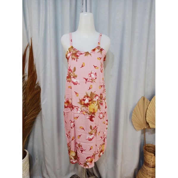 DASTER NARINI TANGGUNG TALI SATU ANEKA MOTIF-Rose Soft Pink