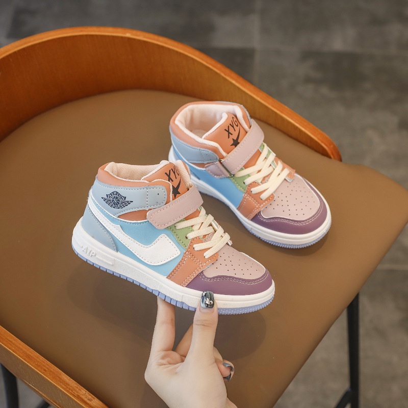 Juragan Junior [COD] Sepatu CRAFTY Anak Non LED Boots import Size 26-37