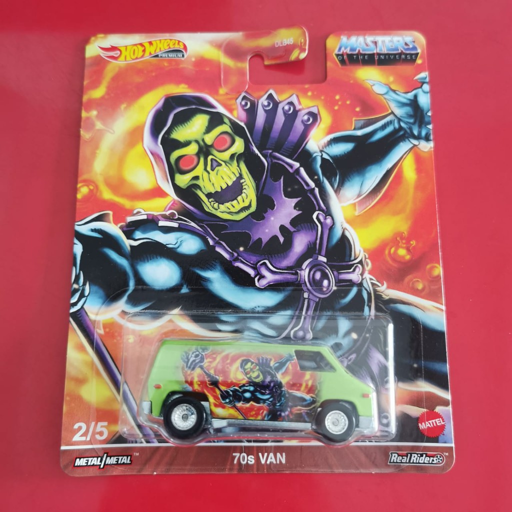 Diecast Hot Wheels Masters of the Universe Master 70s Van Mobil HW Hotwheels Pop Culture Mainan anak