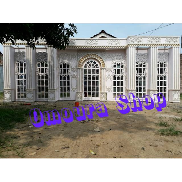 Gebyok pelaminan spon karet eva