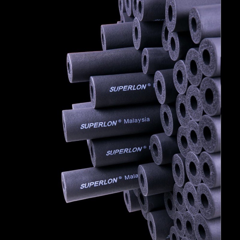 SUPERLON / PEMBUNGKUS PIPA AC / PIPE INSULATION 1/2 x 3/8