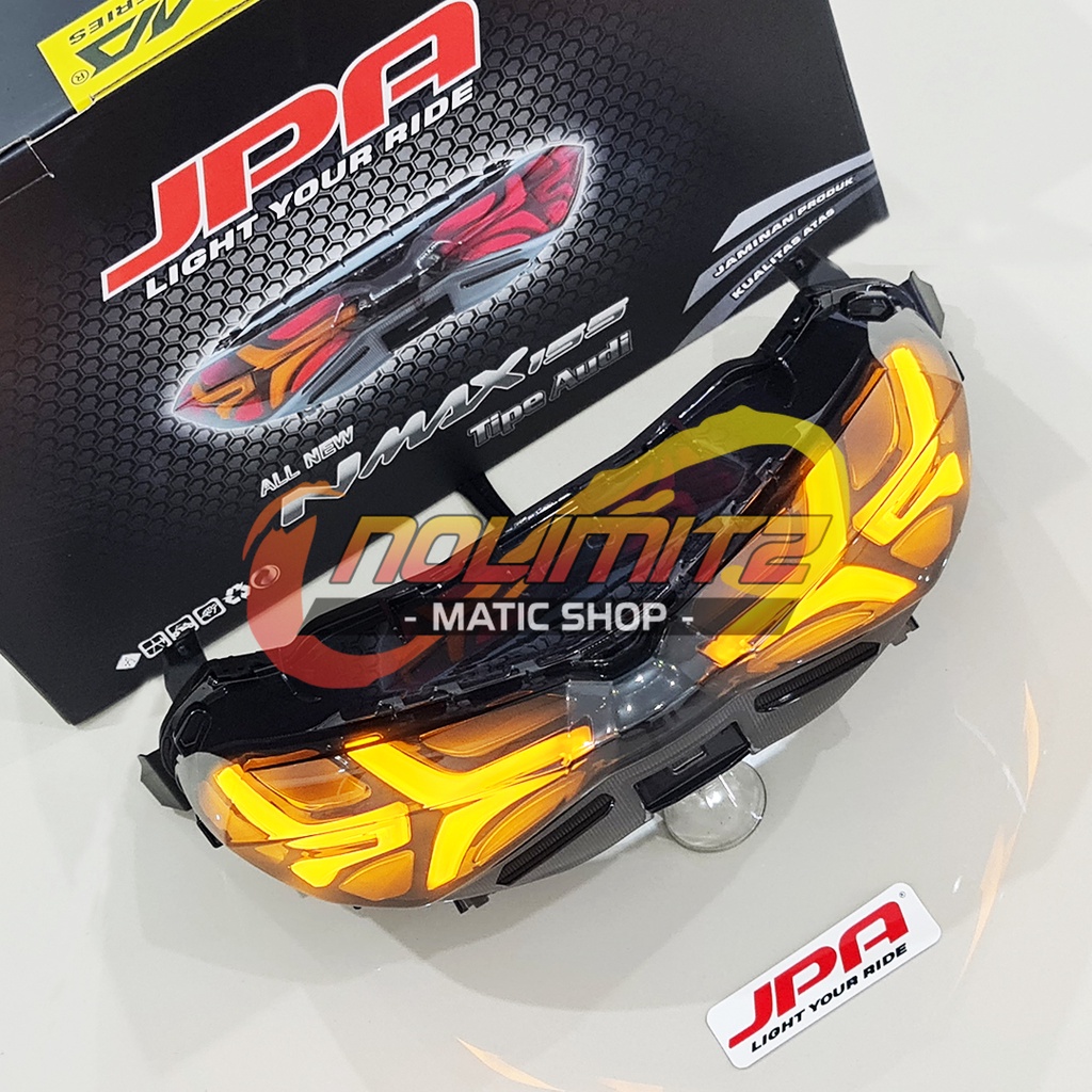 Stoplamp Lampu Rem Belakang Running LED 3 in 1 JPA Audi New NMAX 2020 UP Connected