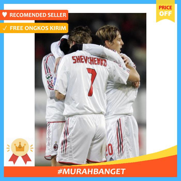 Jersey Bola - Nameset Shevchenko #7.2004 2006.For Ac Milan (Remake Hk) - Sepak Bola & Futsal