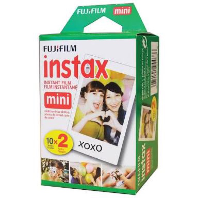 Fujifilm Refill Instax Mini Film TwinPack Plain 20 Lembar isi ulang