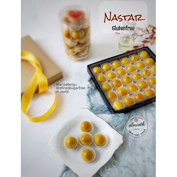 

Nastar Premium Gluten free dengan selai nanas premium homemade full gula aren. GLUTENFREE NASTAR