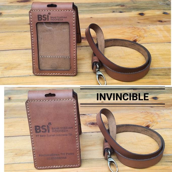 

BISA BAYAR DITEMPAT ID CARD HOLDER KULIT CUSTOM NAMA & LOGO MODEL LIPAT DUA MAGNET SALE Kode 617