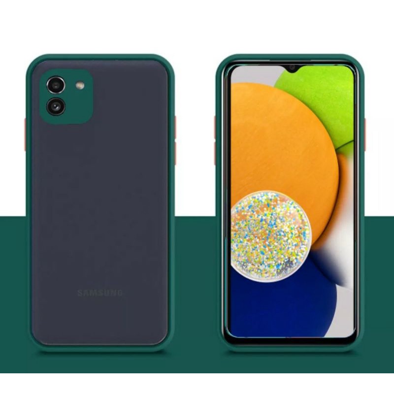 Case Samsung Galaxy A03 Case Dove Tranparan Casing 2022