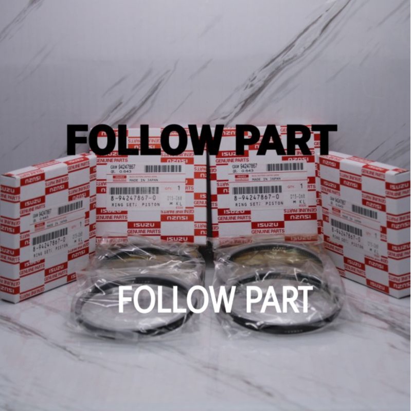 RING PISTON STD RING SEHER STD ISUZU PHANTER 2.5CC NHR55