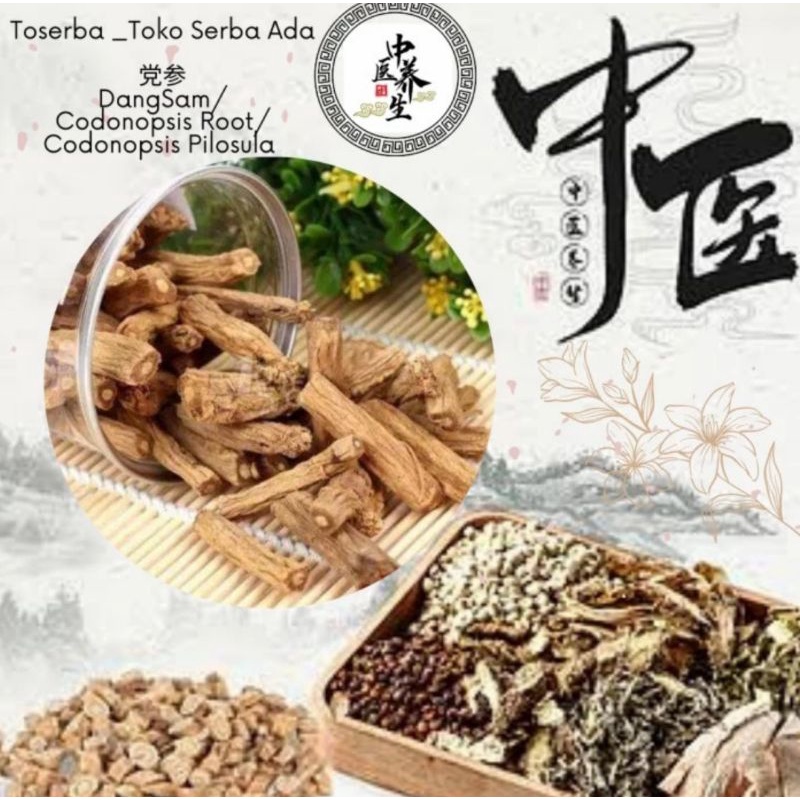 

100gr Herbal Wen Dang Shen 紋黨參 DangSam Radix Codonopsis No 4