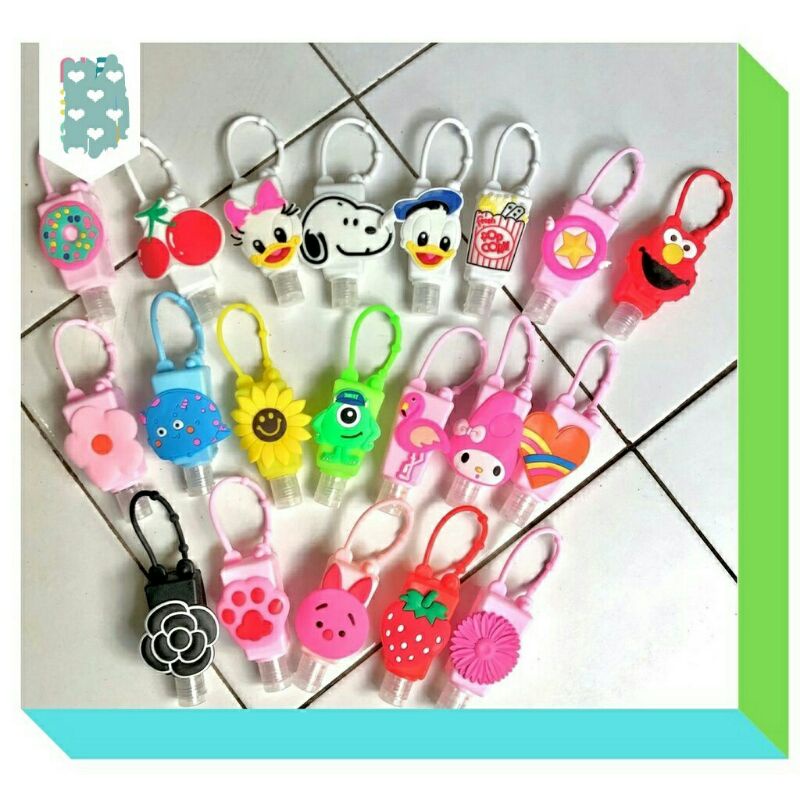 HAND SANITIZER GEL GANTUNG (ISI + BOTOL) MOTIF ANAK KARAKTER