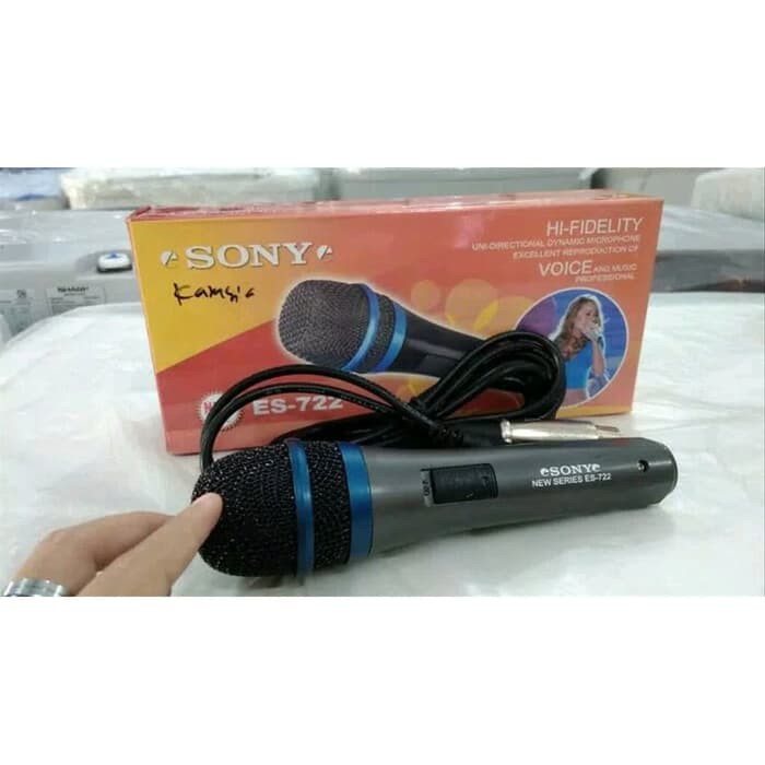 MIC SONY ES-722 MIC KABEL SONY MURAH MICROPHONE SONY ES-722