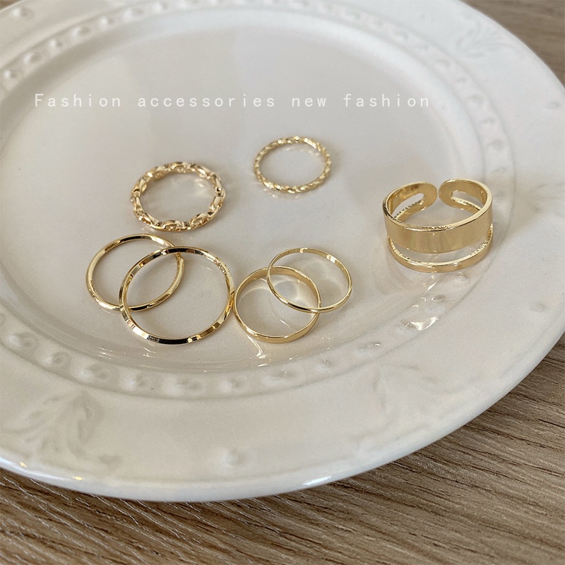 Set Cincin Gaya Korea Untuk Aksesoris