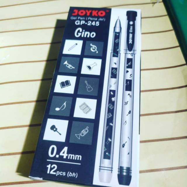 

Pulpen Gel JOYKO GINO GP-245 (12 Pcs)