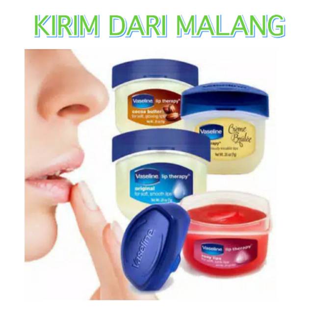 Vaseline lip therapy original rosy pelembab bibir vaselin ...