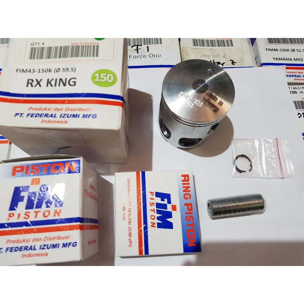 BARU PIston Kit atau Seher FIM RX King