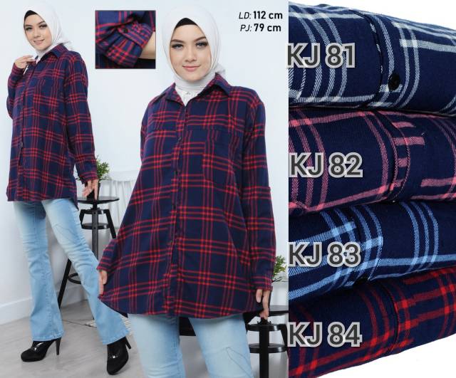 Kemeja flanel cewek/kemeja flanel /kemeja kotak cewek/hem/kemeja jumbo/kemeja kotak/boyfriend shirt