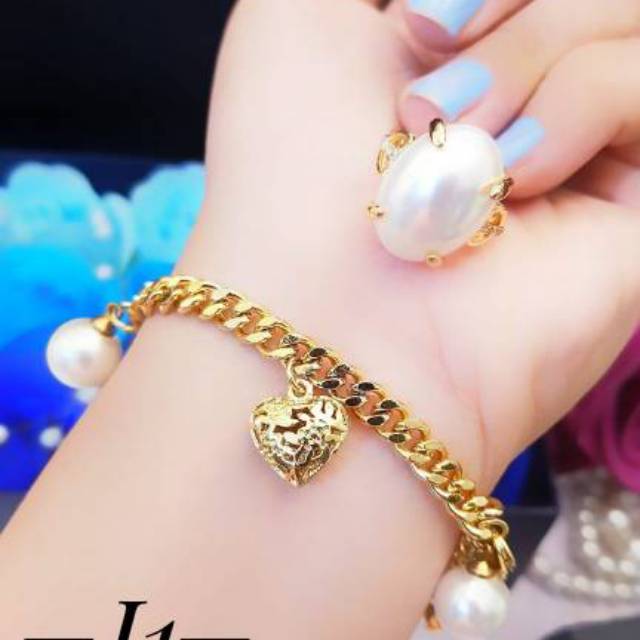 Xuping set perhiasan lapis emas 24k 2825