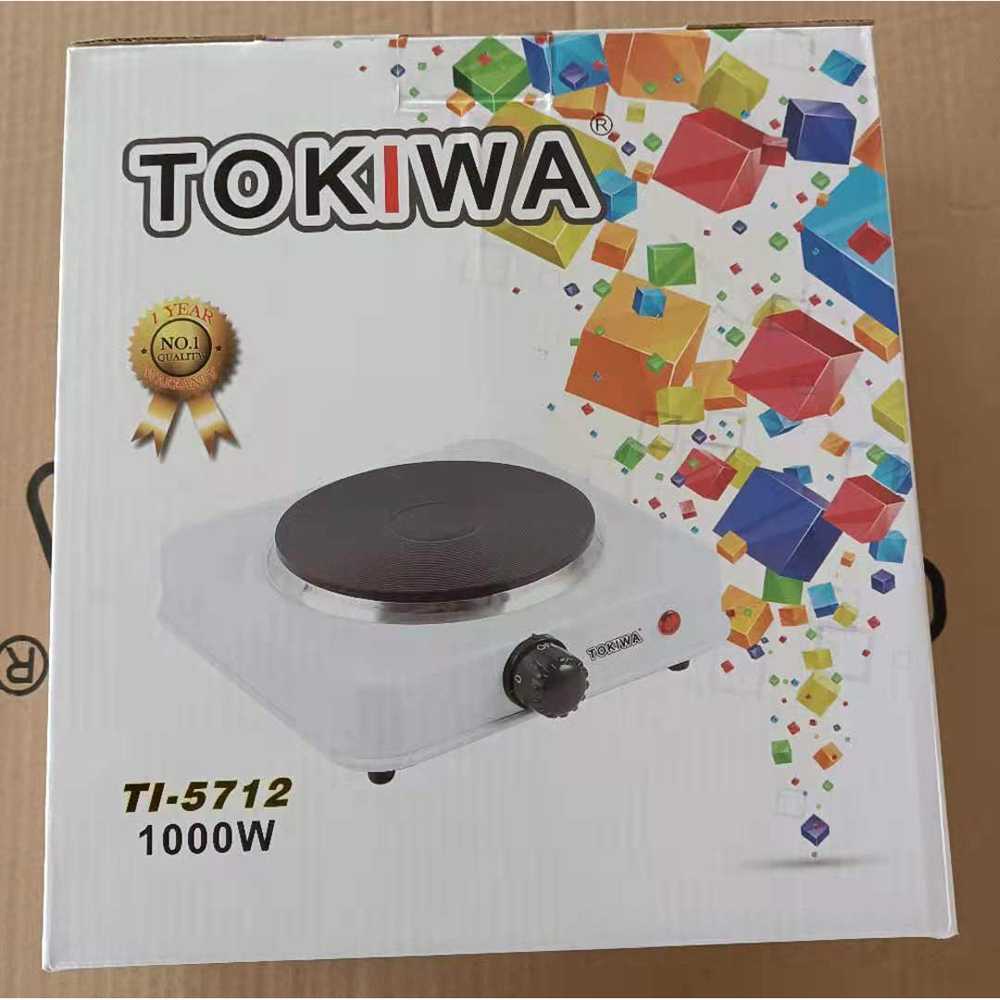 TOKIWA Kompor Listrik Mini Hot Plate Electric Cooking 1000W - TI-5712